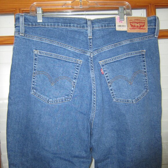 Levi's Wedgie Straight Jeans High Rise Women's 18W-24W NEW Button Fly - Picture 5 of 7